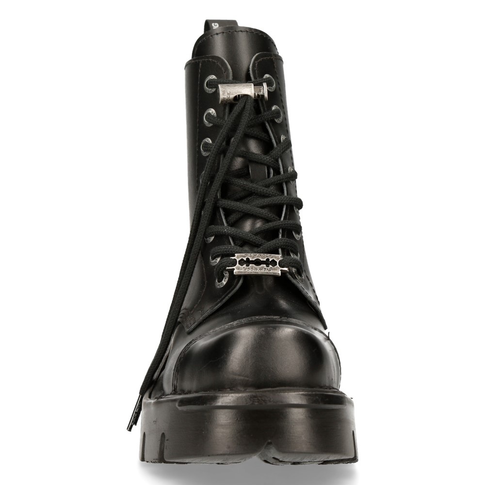 New Rock New Rock Veterlaars M NEWMILI083 S23 Zwart New Rock New Rock Veterlaars M NEWMILI083 S23 Zwart
